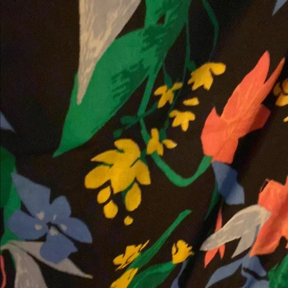 J. Crew Navy and Orange Sleeveless Maxi Dress - Picture 3 of 7